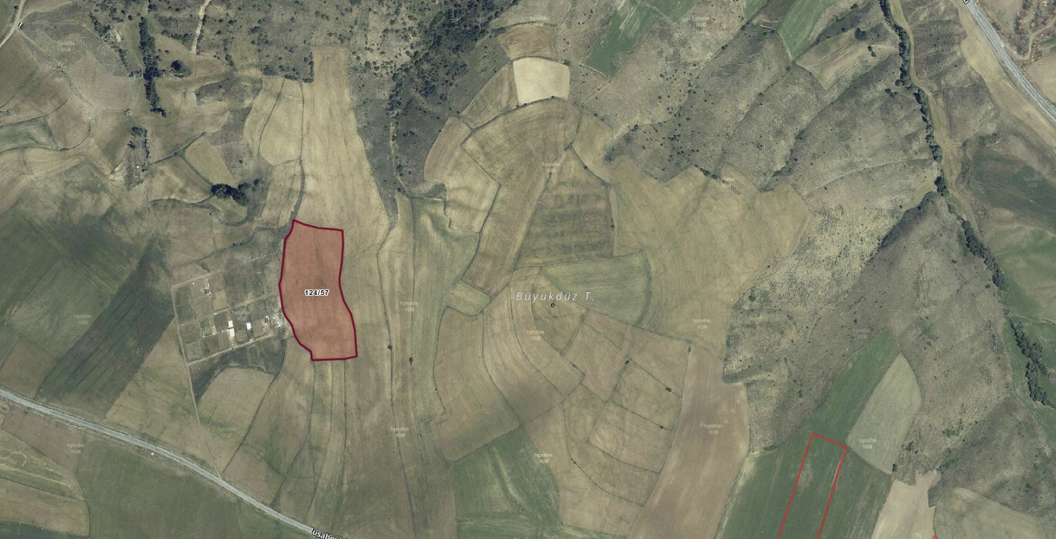 TAYİP MEVKİİ 16.910 M² TAKASA AÇIK SATILIK TARLA