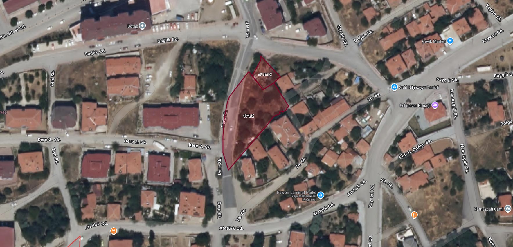 ŞEYHOSMAN MAHALLESİNDE 2.308 M² KAT KARŞILIĞI ARSA