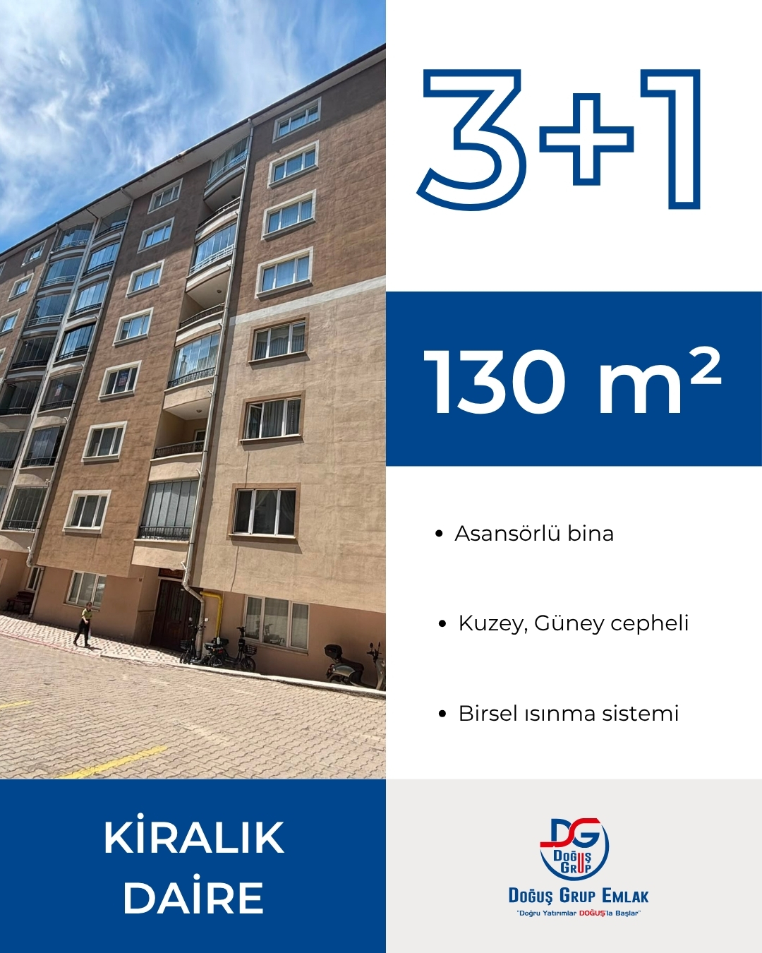 ŞEHİR STADYUMU YAKINI ARA KAT 3+1 KİRALIK DAİRE