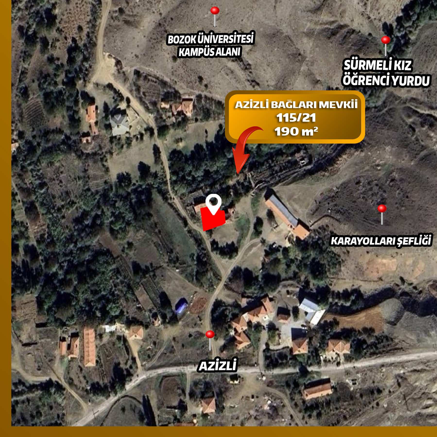 AZİZLİ BAĞLARINDA KAÇIRILMAYACAK UYGUN FİYAT GARANTİLİ ARSA